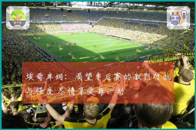 埃奇库姆：渴望季后赛的激烈对抗与强度 尽情享受每一刻